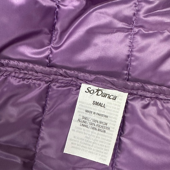 Equestrian women’s SZ S padded quilted vest by So Dancer The Sara Mearns Coll - Picture 7 of 9